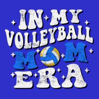 In My Volleyball Mom Era Funny Player Volleyball Mom Groovy Great Gift 16 in Basic Backpack