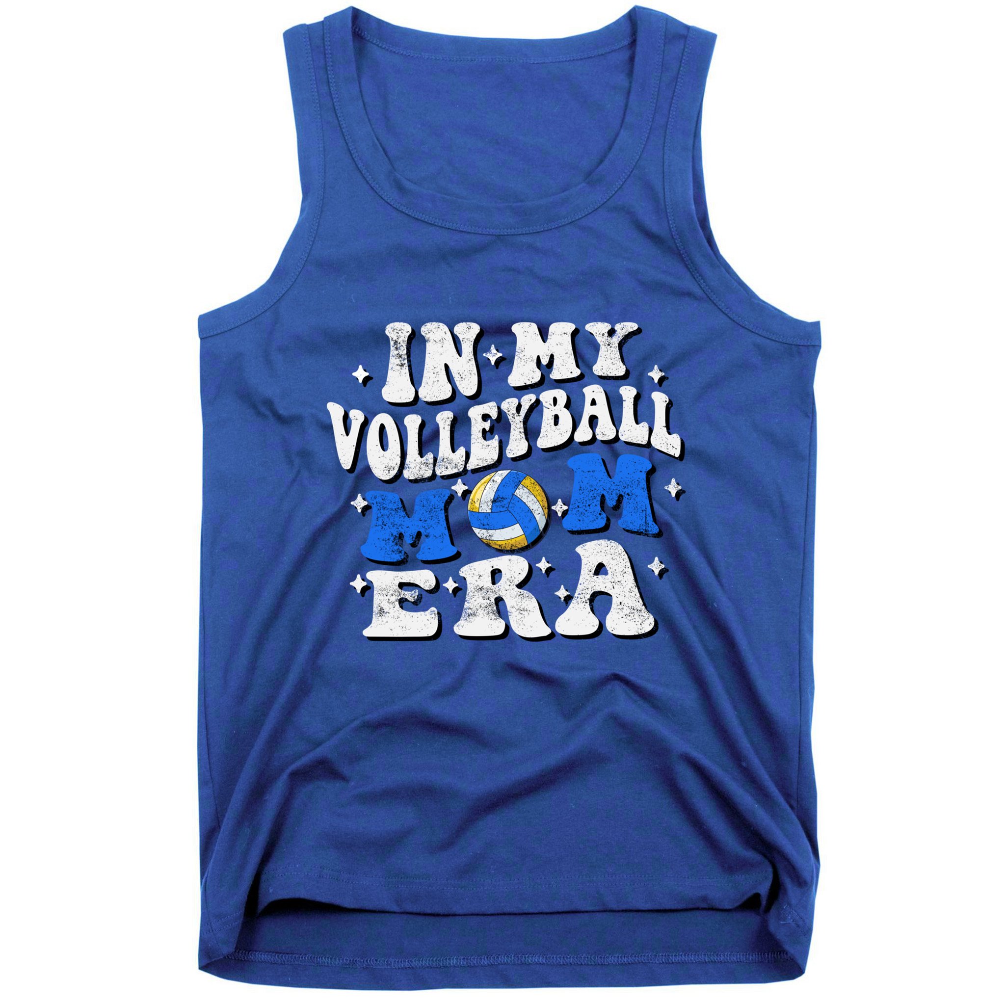 In My Volleyball Mom Era Funny Player Volleyball Mom Groovy Great Gift Tank Top