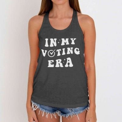 In My Voting Era 2024 Election Women's Knotted Racerback Tank