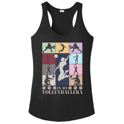 In My Volleyball Era Retro Vintage Volleyball Sport Game Day Ladies PosiCharge Competitor Racerback Tank