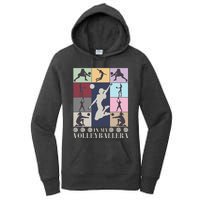 In My Volleyball Era Retro Vintage Volleyball Sport Game Day Women's Pullover Hoodie