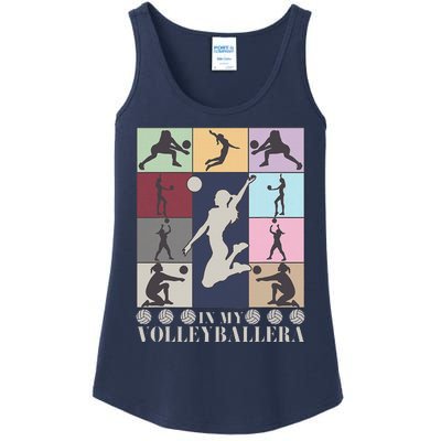 In My Volleyball Era Retro Vintage Volleyball Sport Game Day Ladies Essential Tank