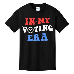 In My Voting Era Usa Flag 2024 Election Kids T-Shirt