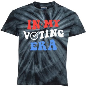 In My Voting Era Usa Flag 2024 Election Kids Tie-Dye T-Shirt