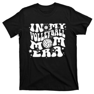 In My Volleyball Mom Era Groovy Sports Parent Volleyball T-Shirt