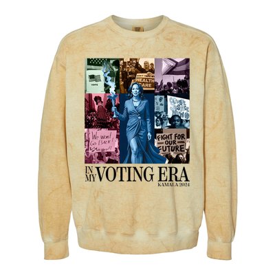 In My Voting Era Madam President Colorblast Crewneck Sweatshirt