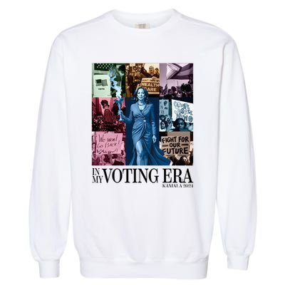 In My Voting Era Madam President Garment-Dyed Sweatshirt