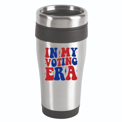 In My Voting Era Retro Election 16oz Travel Tumbler