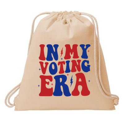 In My Voting Era Retro Election Drawstring Bag