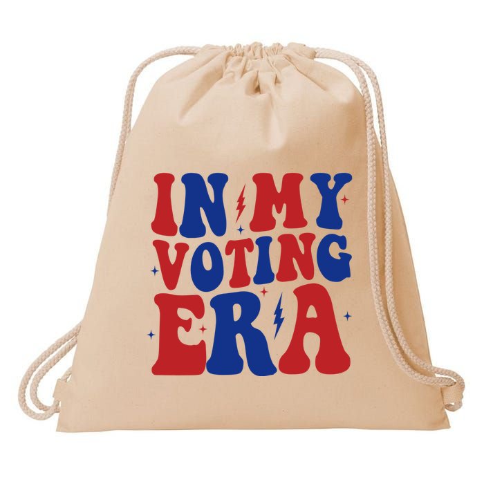 In My Voting Era Retro Election Drawstring Bag
