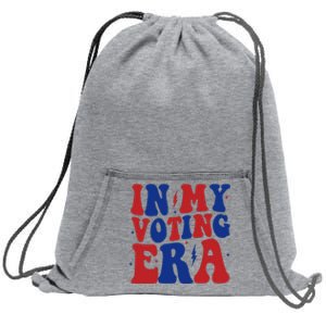 In My Voting Era Retro Election Sweatshirt Cinch Pack Bag