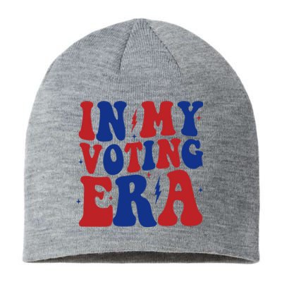 In My Voting Era Retro Election Sustainable Beanie