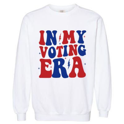 In My Voting Era Retro Election Garment-Dyed Sweatshirt