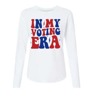 In My Voting Era Retro Election Womens Cotton Relaxed Long Sleeve T-Shirt