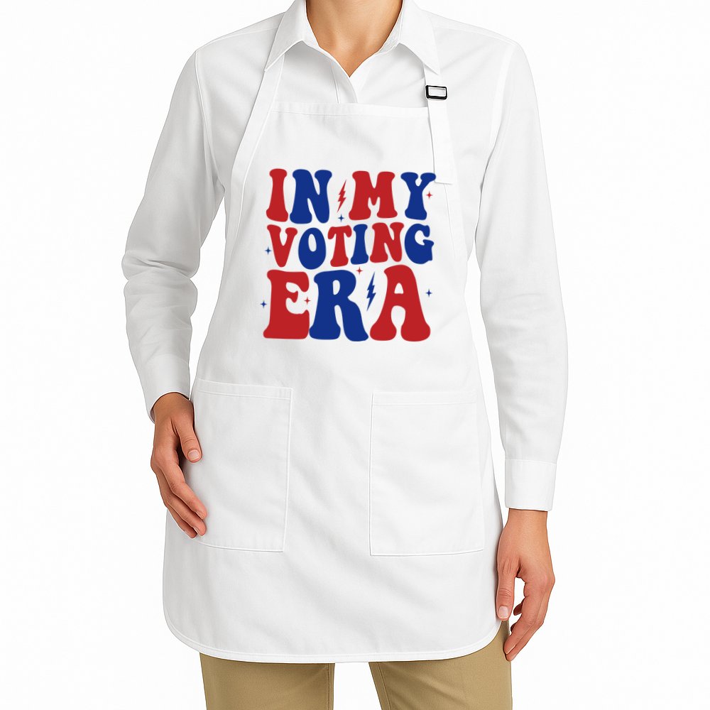 In My Voting Era Retro Election Apron