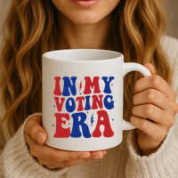 In My Voting Era Retro Election Mug
