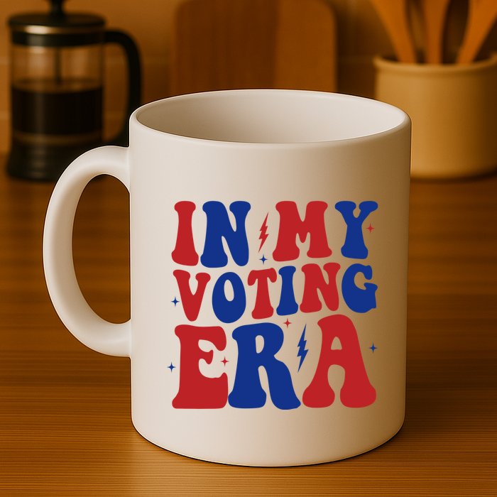 In My Voting Era Retro Election Mug