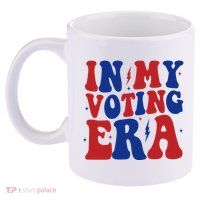 In My Voting Era Retro Election 11oz C Handle Ceramic Mug
