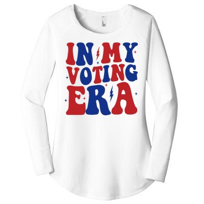 In My Voting Era Retro Election Women's Perfect Tri Tunic Long Sleeve Shirt