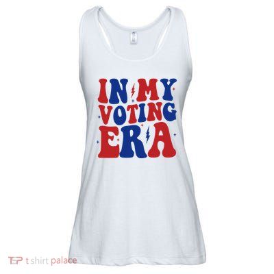In My Voting Era Retro Election Ladies Essential Flowy Tank