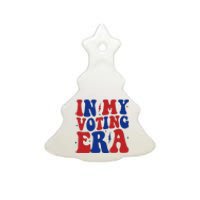 In My Voting Era Retro Election Ceramic Tree Ornament