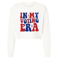 In My Voting Era Retro Election Cropped Pullover Crew