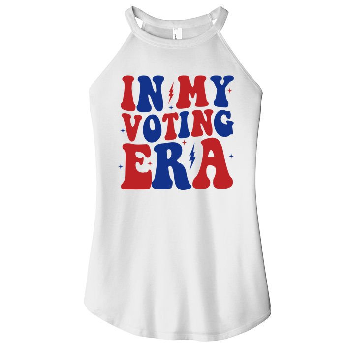 In My Voting Era Retro Election Women's Perfect Tri Rocker Tank
