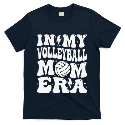 In My Volleyball Mom Era Funny Mama Mothers Day Groovy T-Shirt
