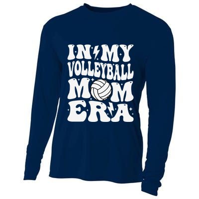 In My Volleyball Mom Era Funny Mama Mothers Day Groovy Cooling Performance Long Sleeve Crew