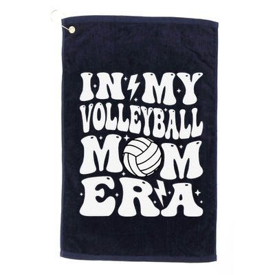 In My Volleyball Mom Era Funny Mama Mothers Day Groovy Golf Towel