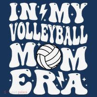 In My Volleyball Mom Era Funny Mama Mothers Day Groovy Kids T-Shirt