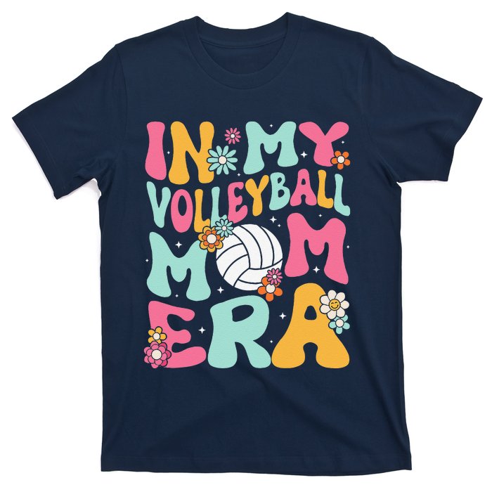 In My Volleyball Mom Era Game Day Cute Retro Volleyball Mama T-Shirt