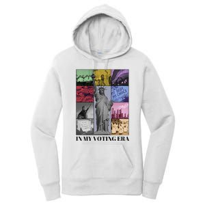 In My Voting Era Presidential Election 2024 Harris Walz Women's Pullover Hoodie