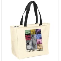 In My Voting Era Presidential Election 2024 Harris Walz Zip Tote Bag