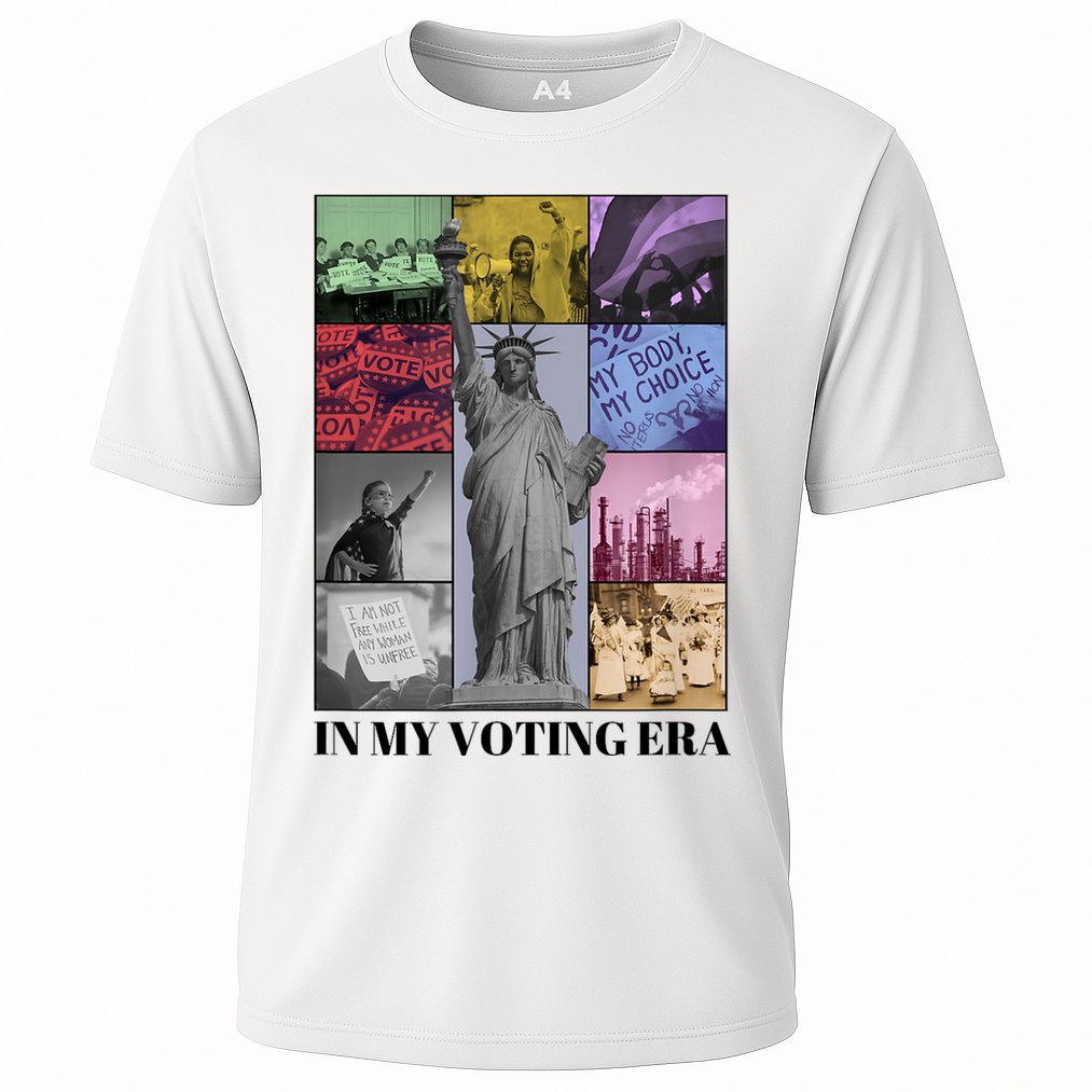 In My Voting Era Presidential Election 2024 Harris Walz Cooling Performance Crew T-Shirt