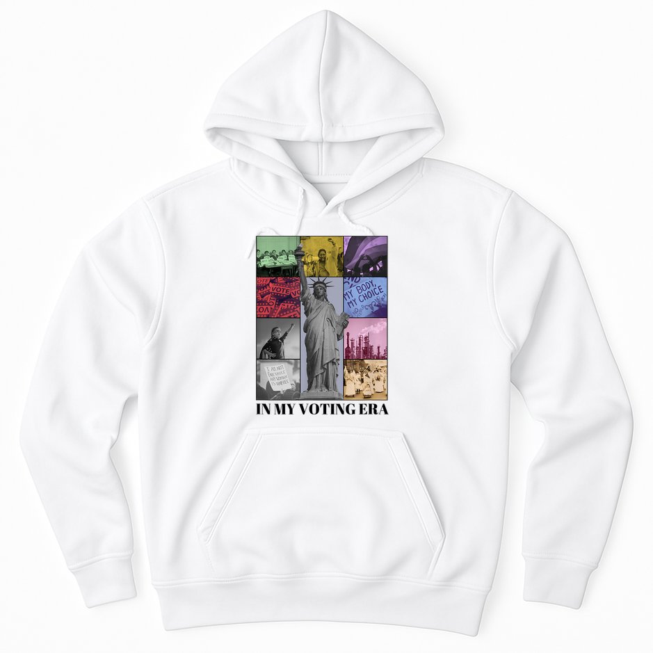 In My Voting Era Presidential Election 2024 Harris Walz Hoodie