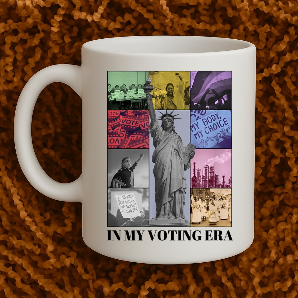 In My Voting Era Presidential Election 2024 Harris Walz Mug