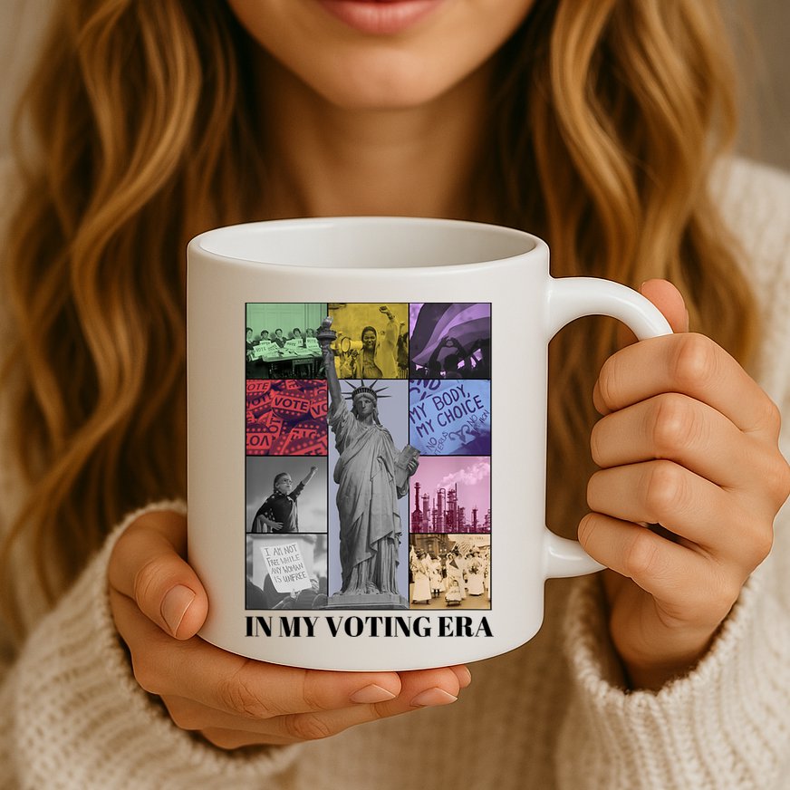 In My Voting Era Presidential Election 2024 Harris Walz Mug