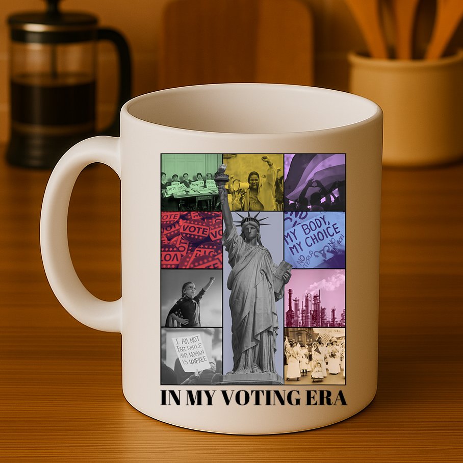 In My Voting Era Presidential Election 2024 Harris Walz Mug