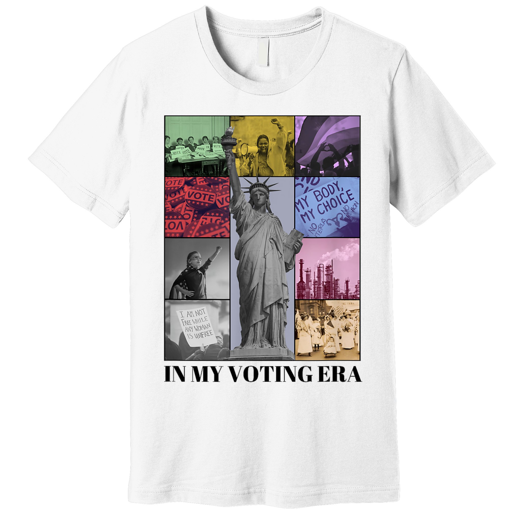 In My Voting Era Presidential Election 2024 Harris Walz Premium T-Shirt