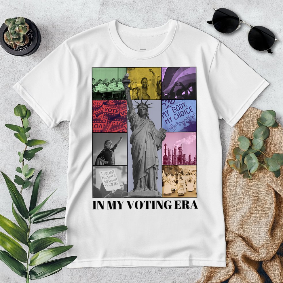 In My Voting Era Presidential Election 2024 Harris Walz Premium T-Shirt