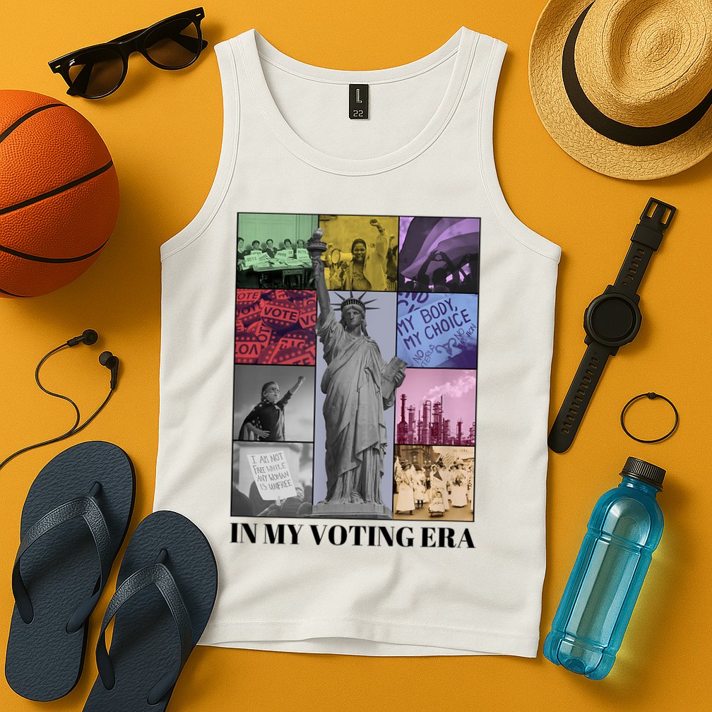 In My Voting Era Presidential Election 2024 Harris Walz Tank Top