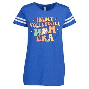 In My Volleyball Mom Era Game Day Cute Retro Volleyball Mama Gift Enza Ladies Jersey Football T-Shirt