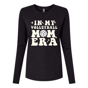 In My Volleyball Mom Era Womens Cotton Relaxed Long Sleeve T-Shirt