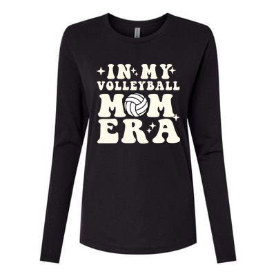 In My Volleyball Mom Era Womens Cotton Relaxed Long Sleeve T-Shirt