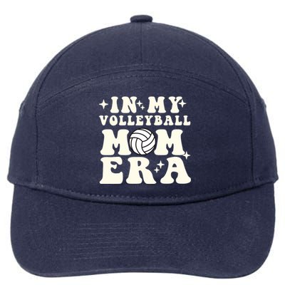 In My Volleyball Mom Era 7-Panel Snapback Hat