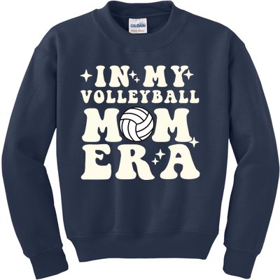 In My Volleyball Mom Era Kids Sweatshirt