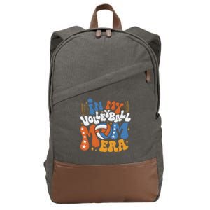 In My Volleyball Mom Era Sport Cotton Canvas Backpack