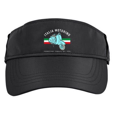 Italia Motorino Vintage Italian Scooter Italian Flag Adult Drive Performance Visor