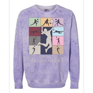 In My Volleyball Era Colorblast Crewneck Sweatshirt